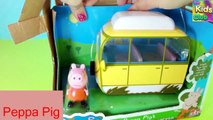 Peppa Pig Muddie Puddle Campervan Toy Unboxing