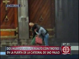 Brasil: 2 muertos por tiroteo y uno de ellos era un vagabundo que salvó a mujer  rehén [Video]