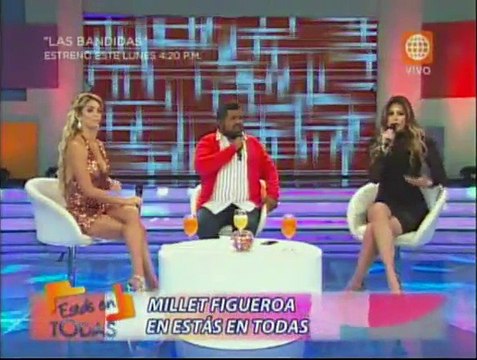 Milett Figueroa y Sheyla Rojas se amistaron tras esperado encuentro