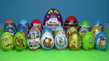 26 Surprise eggs Kinder Maxi Disney Pixar Cars 2 Маша и Медведь Kinder Surprise Toy Stor