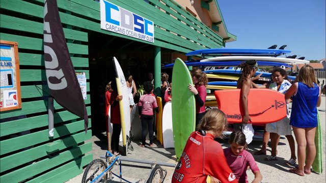 Surf à Carcans Océan le 21-08-2015