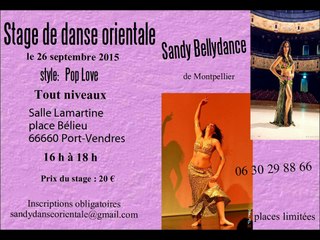 3 stages de danses du Monde septembre 2015