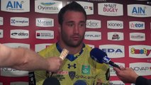 Rugby Top 14 - Alexandre Lapandry réagit après Oyonnax - Clermont
