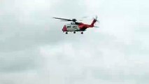 Irish Coast Guard Helicopter Rescues Stranded Woman
