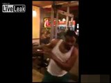 man pepper sprays random people