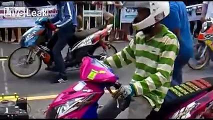 Drag Race Motor Mio vs Fino Thailand