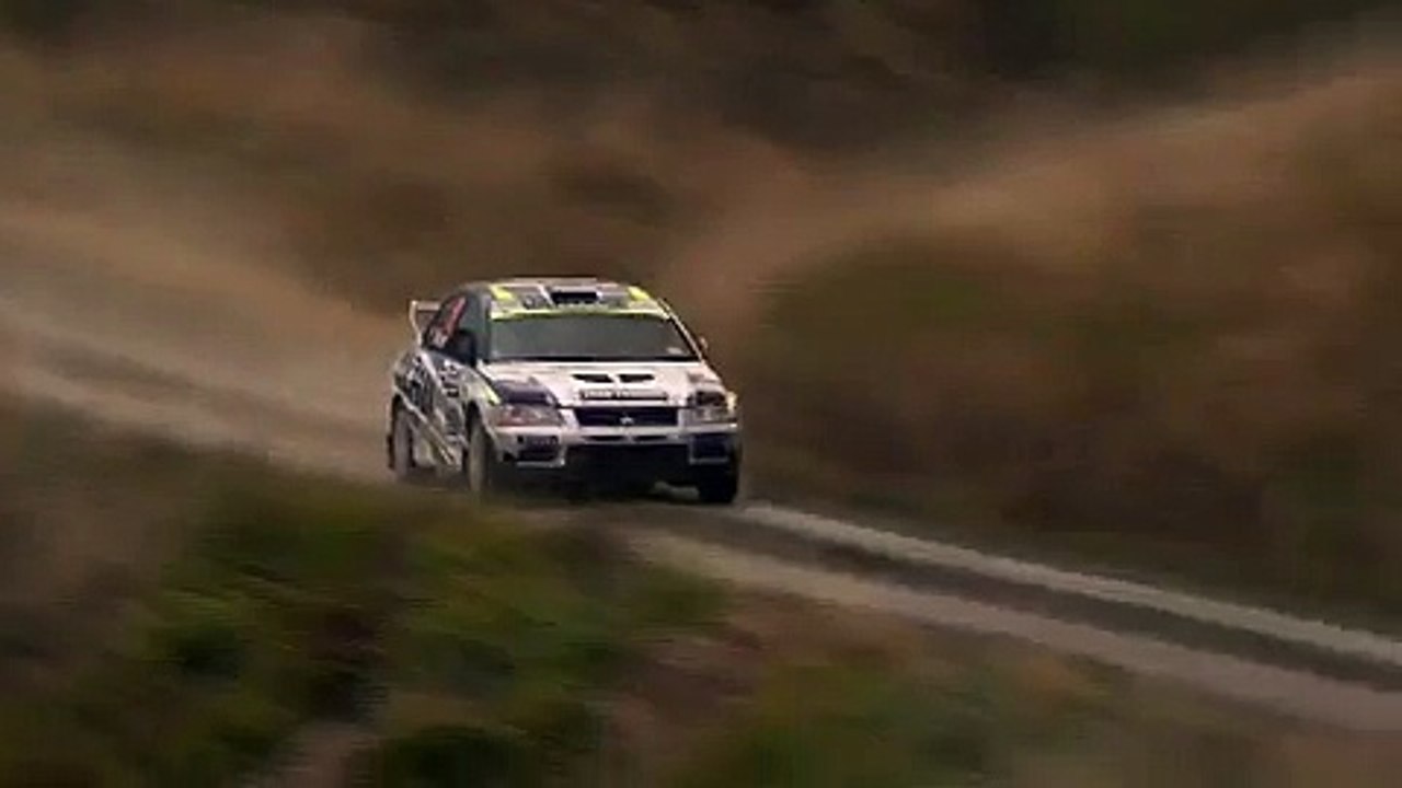 Rally Driver Mark Tapper gets Mooned then Crashes
