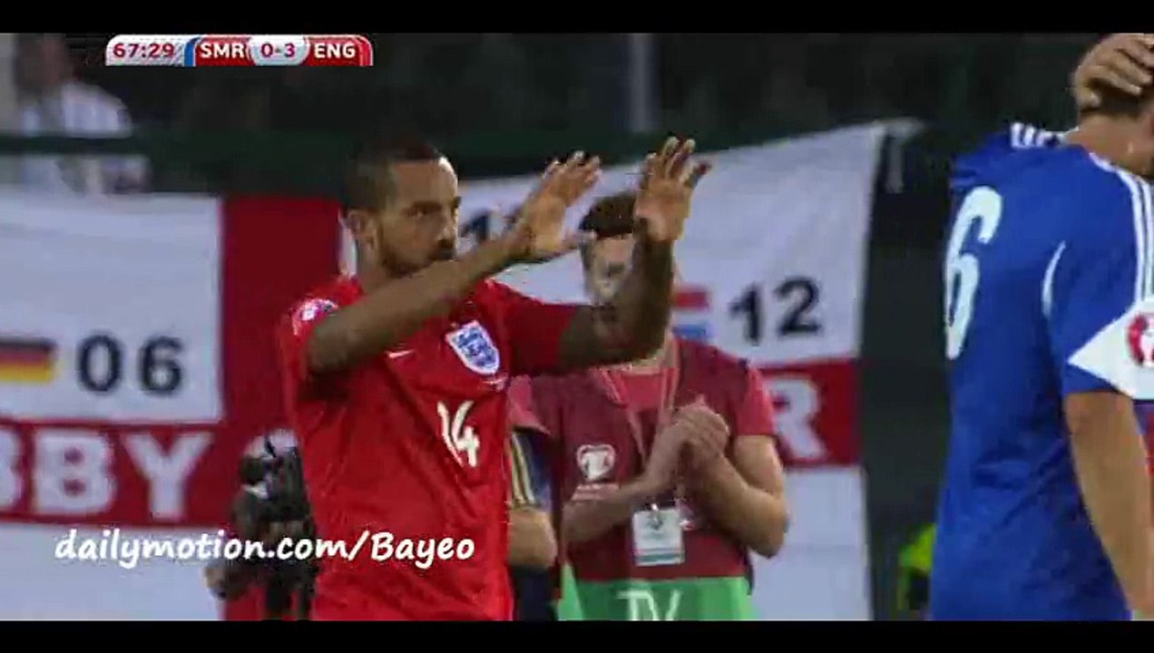 Goal  Walcott - San Marino 0-4 England - 05-09-2015