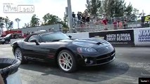 2014 Corvette C7 vs Dodge Viper - 1/4 Mile Drag Race Video - Road Test TV