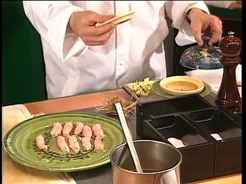 Traveling Gourmet How to prepare Steamed Prawns  3 Star Michelin Chef "Marc Veyrat''