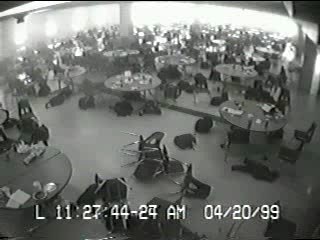COLUMBINE SCHOOL CAFE EXPLODES