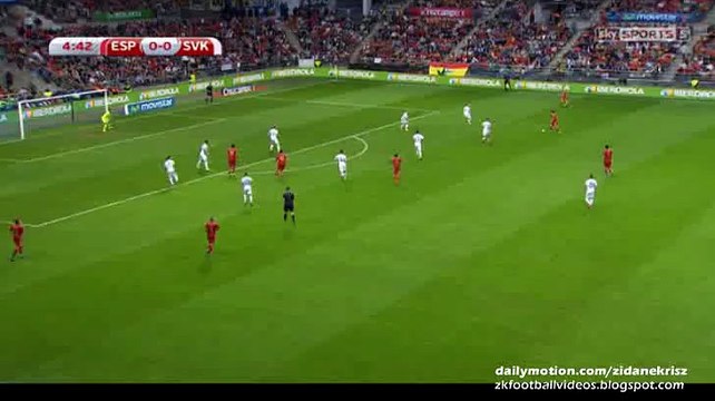 1-0 Jordi Alba | Spain v. Slovakia - European Qualifiers 05.09.2015 HD