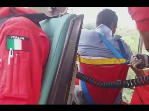 Gorizia - Quattro profughi afgani salvati dai vigili del fuoco (05.09.15)