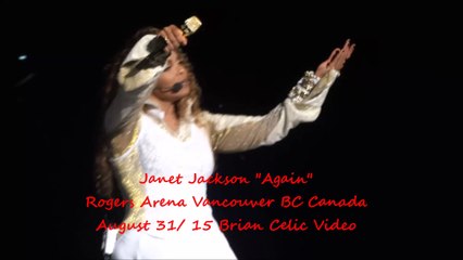 Janet Jackson " Again" Vancouver 2015