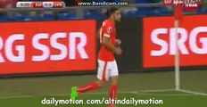 Klose Amazing Header Chance - Switzerland 0-0 Slovenia - EURO 2016- 05.09.2015