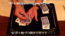 飛び移るＡたち ~Jumping Bean Aces~ 　カードマジック
