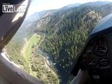Amazing Pilot Skills Landing At Remote Wilderness Ranch