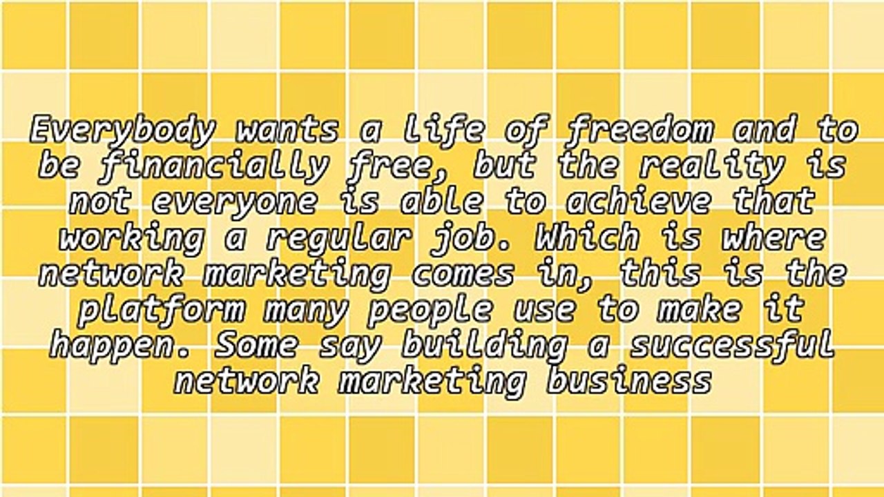 How To Succeed & Make Money In Network Marketing