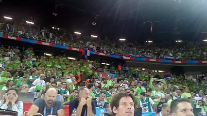 Κόσμος στο Κροατία-Σλοβενία