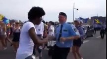 Swedish Policeman Impresses His Sef at The Gay Pride Parade in Stockholm