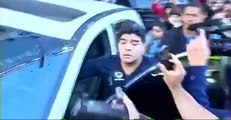 Diego Maradona Filmed Slapping Reporter