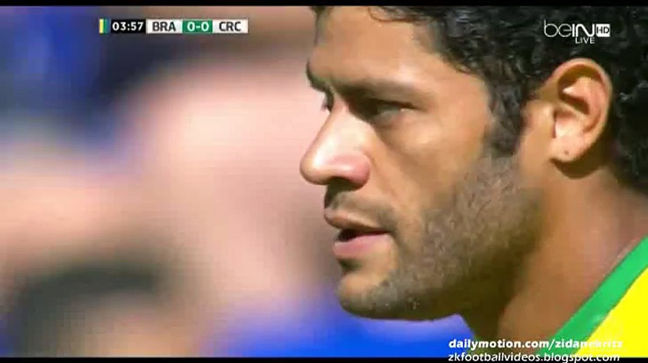 Hulk Fantastic Powerfull Free-Kick vs Costa Rica | Brazil v. Costa Rica 05.09.2015 HD