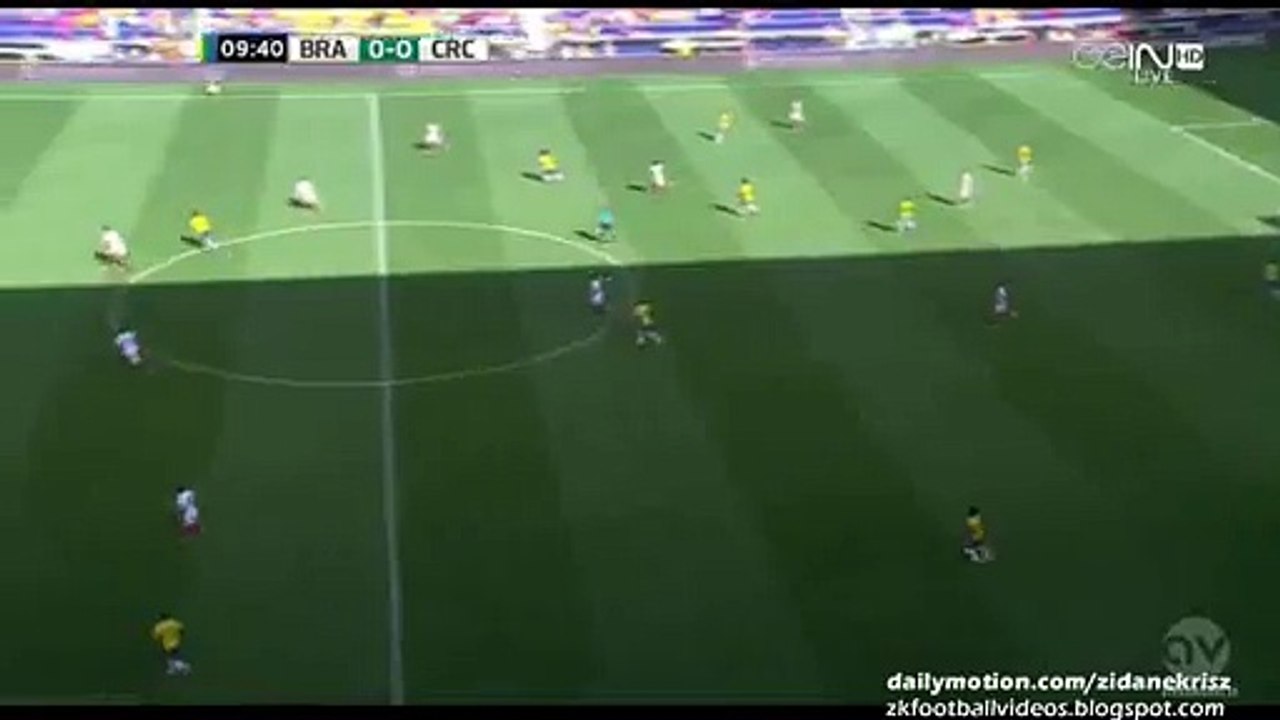 1-0 Hulk Fantastic Goal | Brazil v. Costa Rica - Friendly 05.09.2015 HD