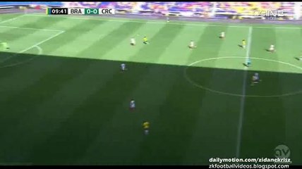 Hulk 1:0 Amazing Goal | Brazil v. Costa Rica - Friendly 05.09.2015 HD