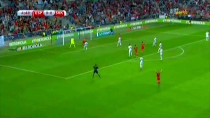 أهداف مباراة إسبانيا وسلوفاكيا في تصفيات أوروبا