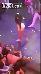 Twerking singer get electrocuted on stage