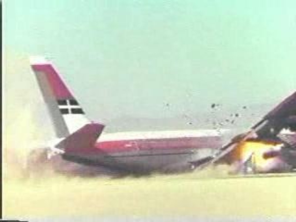 Crash test avion - NASA Boeing 707