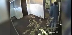 Granny chases thief with mop and bucket