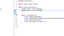 how to create a calculator in eclips java part....2