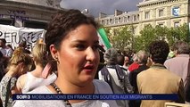 Des manifestations de solidarité envers les migrants dans plusieurs villes de France
