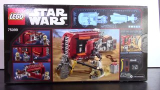 Lego Star Wars Set # 75099  Rey's Speeder Review the Force Awakens Episode 7