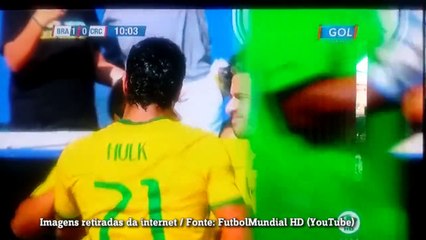 Com gol de Hulk, Brasil vence a Costa Rica