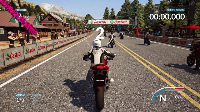 RIDE gameplay español Naked Bikes StreetFitghter 848 Ducati
