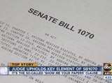 Judge uphold key element of SB 1070