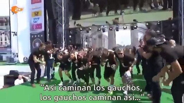 El festejo de los jugadores alemanes y la reacción de los medios oficialistas argentinos