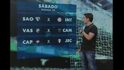 Rodada do Brasileirão tem clássicos, briga pelo G4 e fuga do rebaixamento
