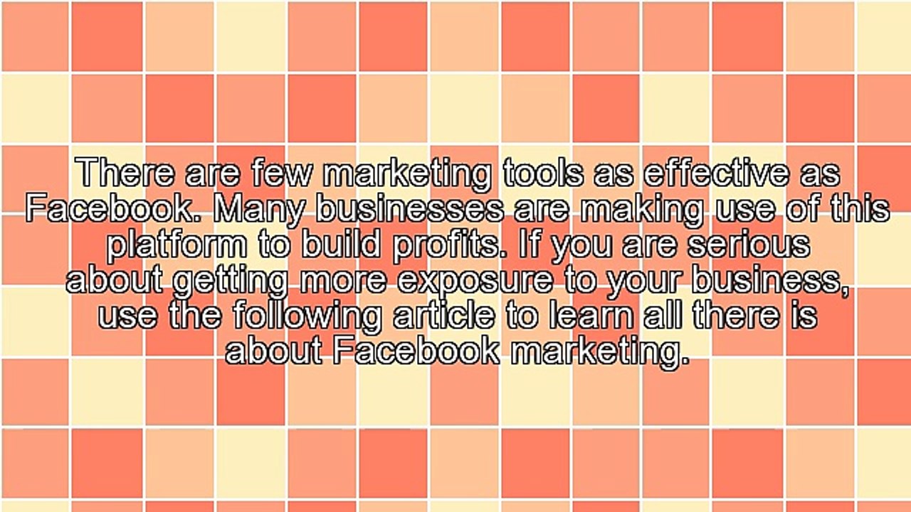 Searching For Tips On Facebook Marketing? Check These Out!