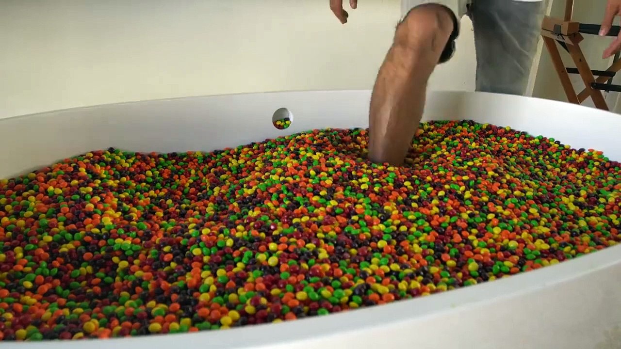 Taking a Bath in Candy!