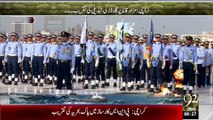 Ceremonies of Change of Guard held at mausoleums of Quaid-e-Azam Muhammad Ali Jinnah in Karachi 6th Sep 2015