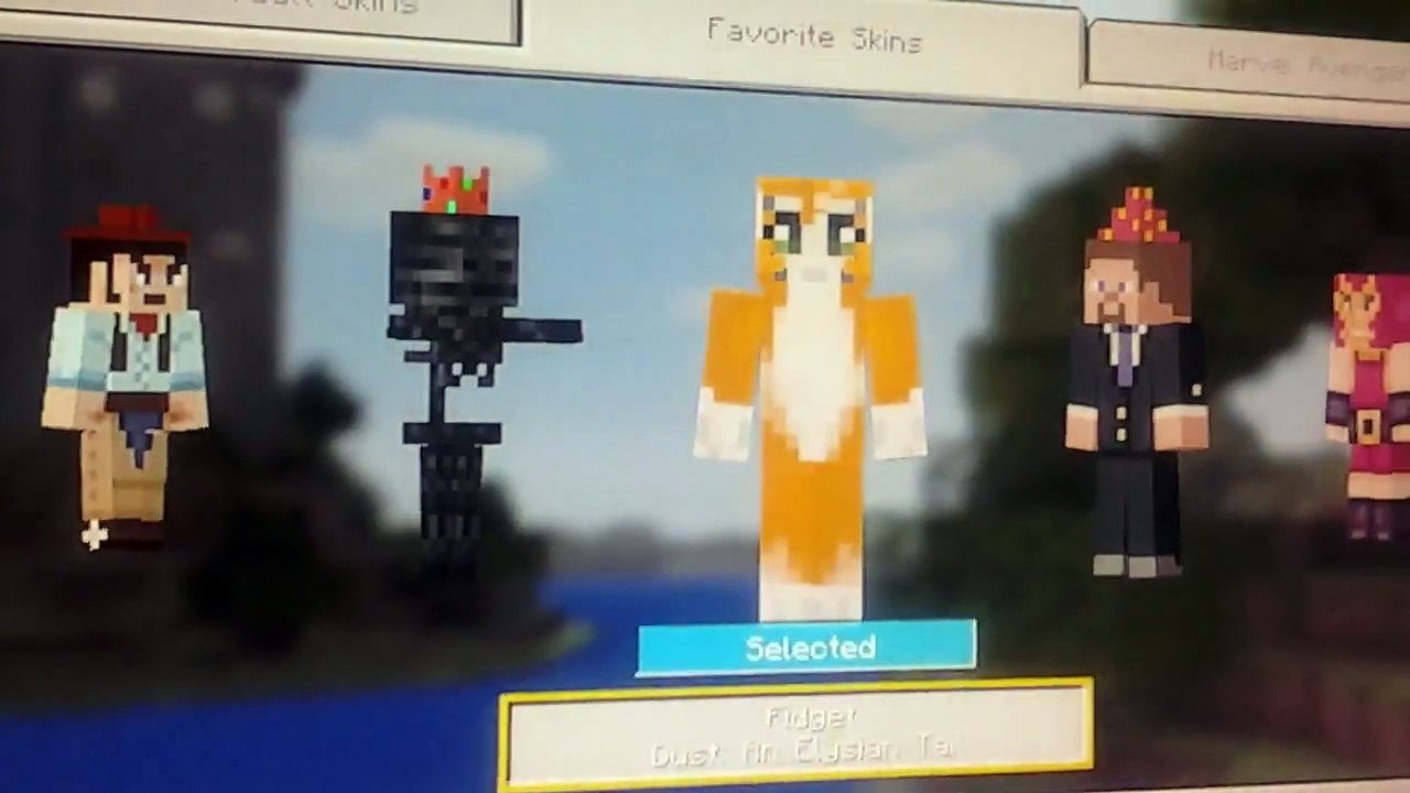 Stampys skin in minecraft