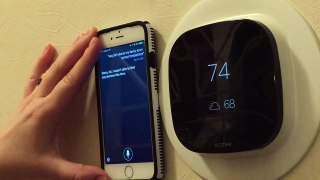 Demo of Ecobee3 Smart WiFi Thermostat with Apple Home Kit