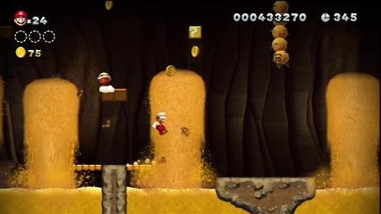 New Super Mario Bros U, Dunas Pasteleras Parte 1 de 4