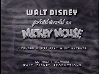 Mickey Mouse 1931 Mickey's Orphans