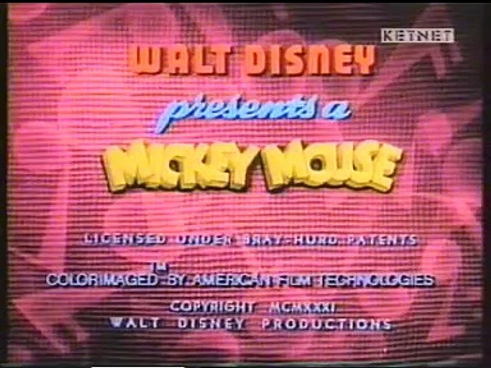 Mickey Mouse 1931 Blue Rhythm