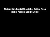 Modern Chic Crystal Chandelier Ceiling Flush mount Pendant Ceiling Lights