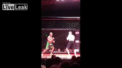 MMA's ear explodes at fight